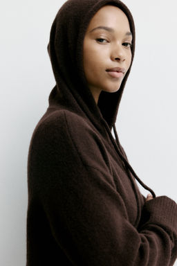Chaqueta de punto con capucha y cremallera - H&m фото 2