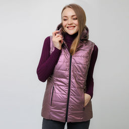 RODOS Жилет женский демисезон М-249 Светло-розовый  фото 15