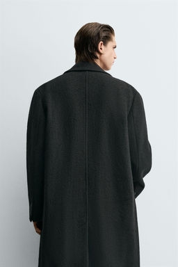 BOUCLE TEXTURED WOOL COAT - Zara фото 18