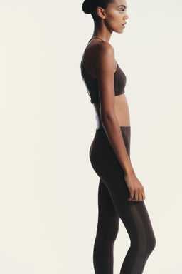 SEAMLESS COMBINED TULLE TOP - Zara фото 4