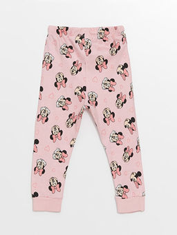 Beli Lastikli Minnie Mouse Bask?l? K?z Bebek Pijama Alt - Waikiki фото 2