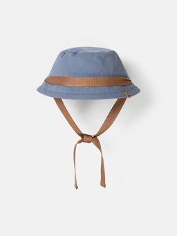 Панама хлопковая Графит - Bungly фото 2