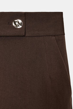 HIGH-WAIST STRAIGHT-LEG TROUSERS - Zara фото 16