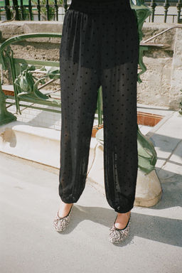 POLKA DOT BALLOON TROUSERS - Zara фото 3