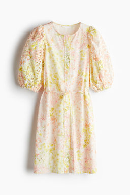 Vestido con mangas en bordado ingl?s - H&m фото 5