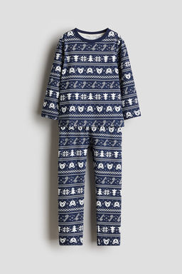 Printed cotton pyjamas