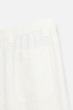 100% HEMP RELAXED FIT TROUSERS - Zara фото 16