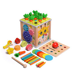 Бизиборд-Куб развивающий "Любимая ферма"