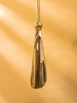 Ложка для обуви «Морская», 51 см, латунь