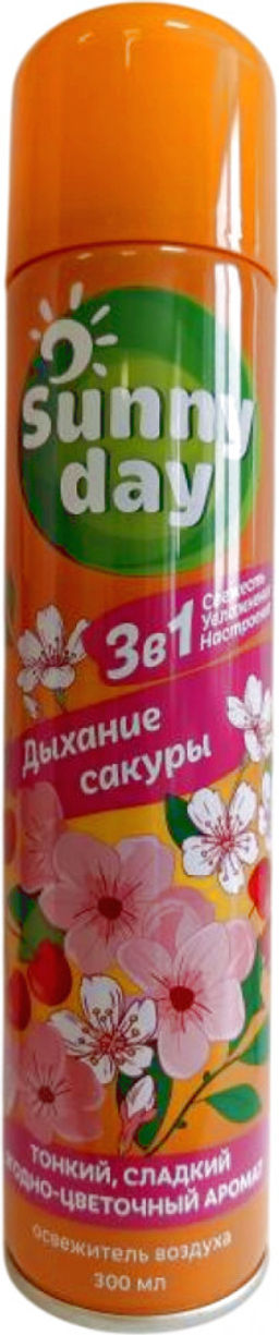 SUNNY DAY освежитель 300см3 Дыхание сакуры