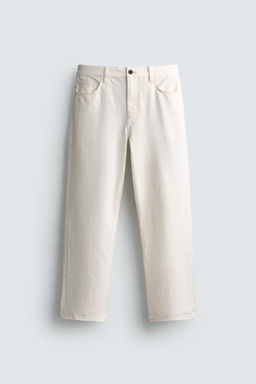 JEANS STRAIGHT FIT / Blanco roto