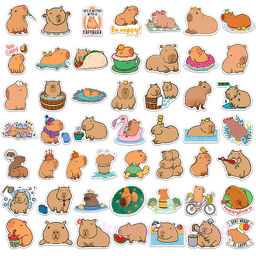 Набор наклеек Капибары - Купи слона фото 2