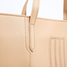 Сумка-шопер на молнии, цвет бежевый - Simaland фото 4