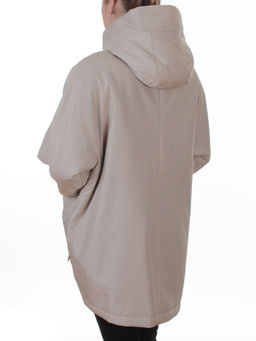 8020 LT. BEIGE Куртка демисезонная женская (100 гр. холлофайбер)