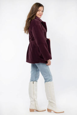 01-10241 Пальто женское демисезонное (пояс) - El podio фото 4