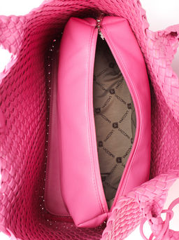 LACCOMA сумка СУ1033-фуксия эко кожа хлопок  фото 5