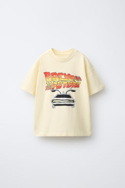 CAMISETA ILUSTRACI?N BACK TO THE FUTURE X DYLAN?S T-SHIRT CLUB X ZARA / Amarillo
