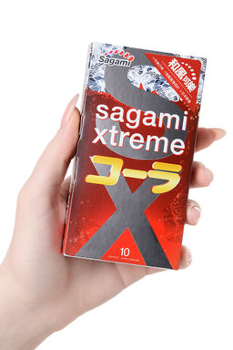 Презервативы Sagami, xtreme, cola, латекс, 19 см, 5,2 см, 10 шт.  фото 7