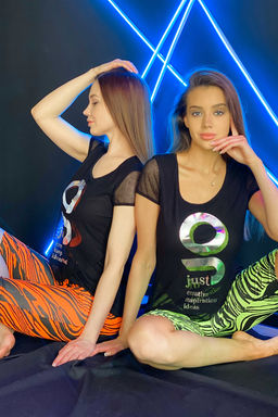 Футболка Натали 8077 вискоза с лайкрой с сеткой  фото 3