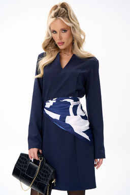 Платье Аврил (черника)