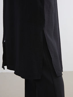 Bisiklet Yaka Elbise