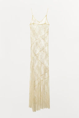 ASYMMETRIC LACE DRESS - Zara фото 6