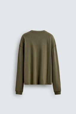 WASHED TEXTURED T-SHIRT - Zara фото 8