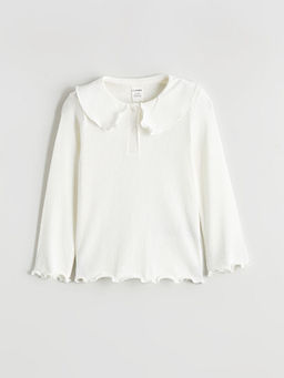 Bebe Yaka F?rf?rl? K?z ?ocuk Ti??rt