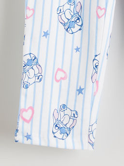 Beli Lastikli Stitch Bask?l? K?z ?ocuk Pijama Alt