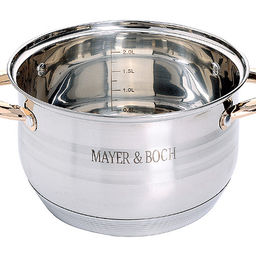 24036 Кастрюля 2,8л ст/кр 7-ми слойное дно МВ(х12) - Mayer&boch фото 2