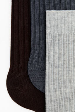 Pack de 3 calcetines en mezcla de viscosa de bamb? - H&m фото 5