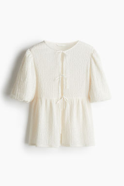 Top de anudar con peplum - H&m фото 2