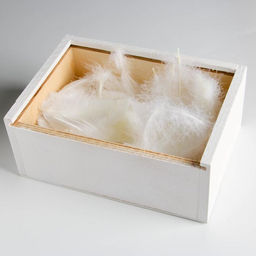 Наполнитель из перьев для шаров и подарков, упаковка, «Облака» , 15 х 11 см