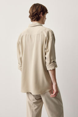 Camisa de lyocell Regular Fit - H&m фото 3