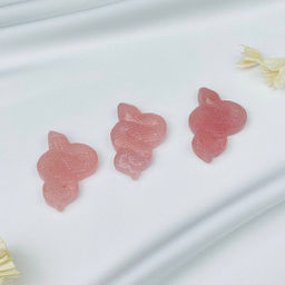 Фигурка Змея из Розового кварца