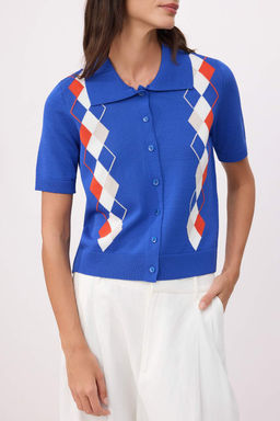 Saks Yazl?k Ozel Iplik Baklava Desenli Triko H?rka TWOSS26HI00018 - Trendyolmilla фото 3