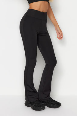 TRENDYOLMILLA Siyah Toparlay?c? Ispanyol Paca Yoga Orme Spor Tayt TWOAW23TA00018 фото 14