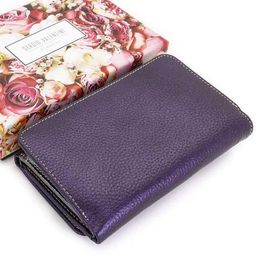 Маленький женский кожаный кошелек Sergio Valentini СВ 8140-109 фото 4