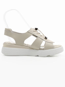 08-C109-2C BEIGE Босоножки женские (натуральная кожа)