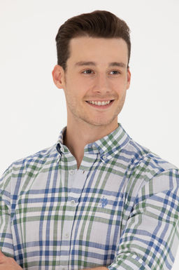 U. S. Polo Assn Мужская рубашка Saks в клетку - U.s. polo assn фото 16