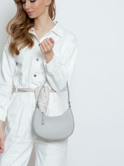 Женская кожаная сумка Richet 3167LN 334 Серый