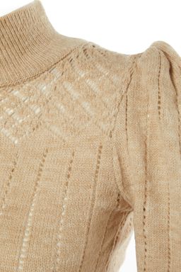 Tas Ajurlu/Delikli Dik Yaka Triko Kazak TWOAW21KZ0034 - Trendyolmilla фото 6