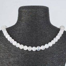 Бусы из Селенита шарик (Марокко)