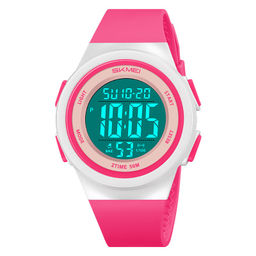 Часы наручные Skmei женские электронные 2286white-pink