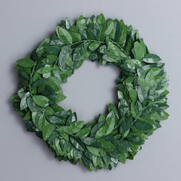 Лиана искусственная для декора «Лавровый лист», 3 метра, 13×13×2 см