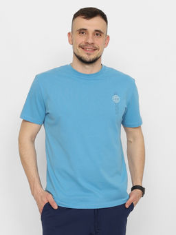 CRB wear/FSMM 60236-43 Футболка мужская,голубой/Ex.Cherubino
