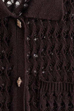 C?rdigan de algod?n efecto crochet - H&m фото 3