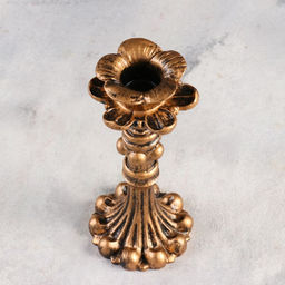 Подсвечник на 1 свечу TAKE IT EASY «Граф», полистоун, 7×16 см