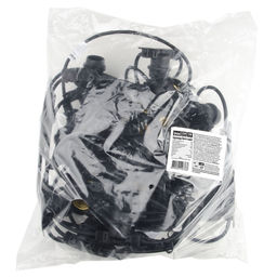 UDL-K120 200/E27/100M IP65 BLACK BELT-LIGHT Гирлянда Белт-лайт, 100 м + 1,5м сетевой шнур. 200 патронов E27, шаг 50см. Чёрная. TM Uniel. - Volpe фото 13