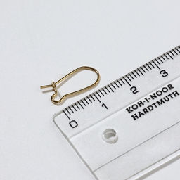Швензы для сережек-петельки СМ-1069, (набор 5 пар) 15 мм, цвет золото